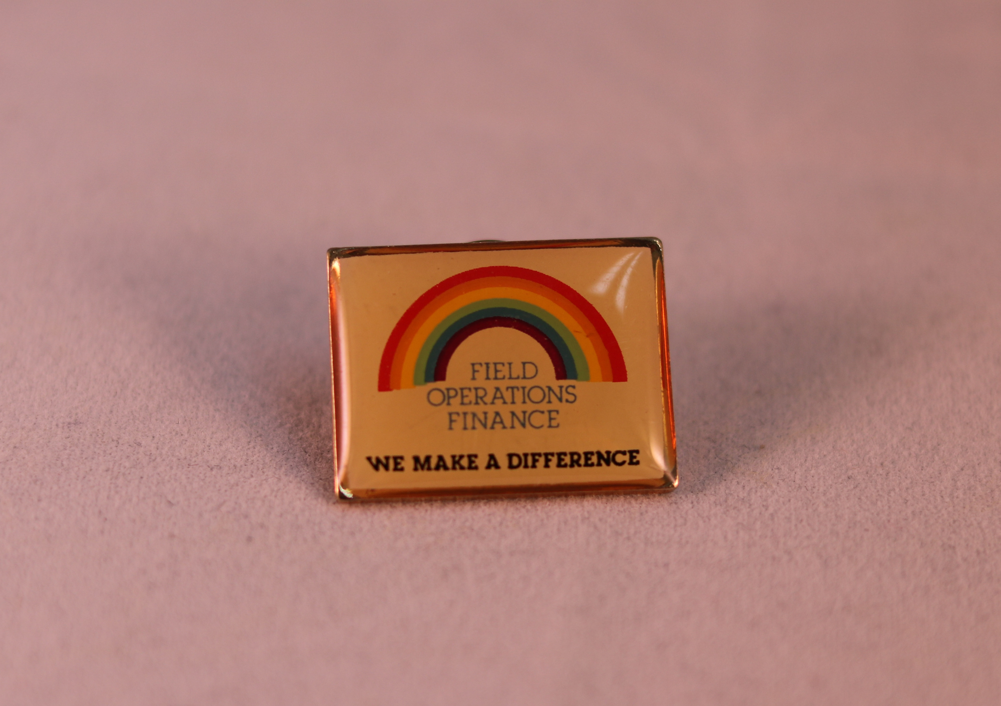 rainbow pin badge